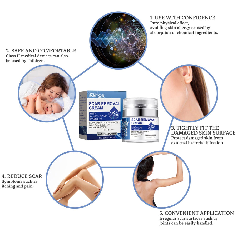 Scar Repair Cream With Dimethicone For Smoother Skin