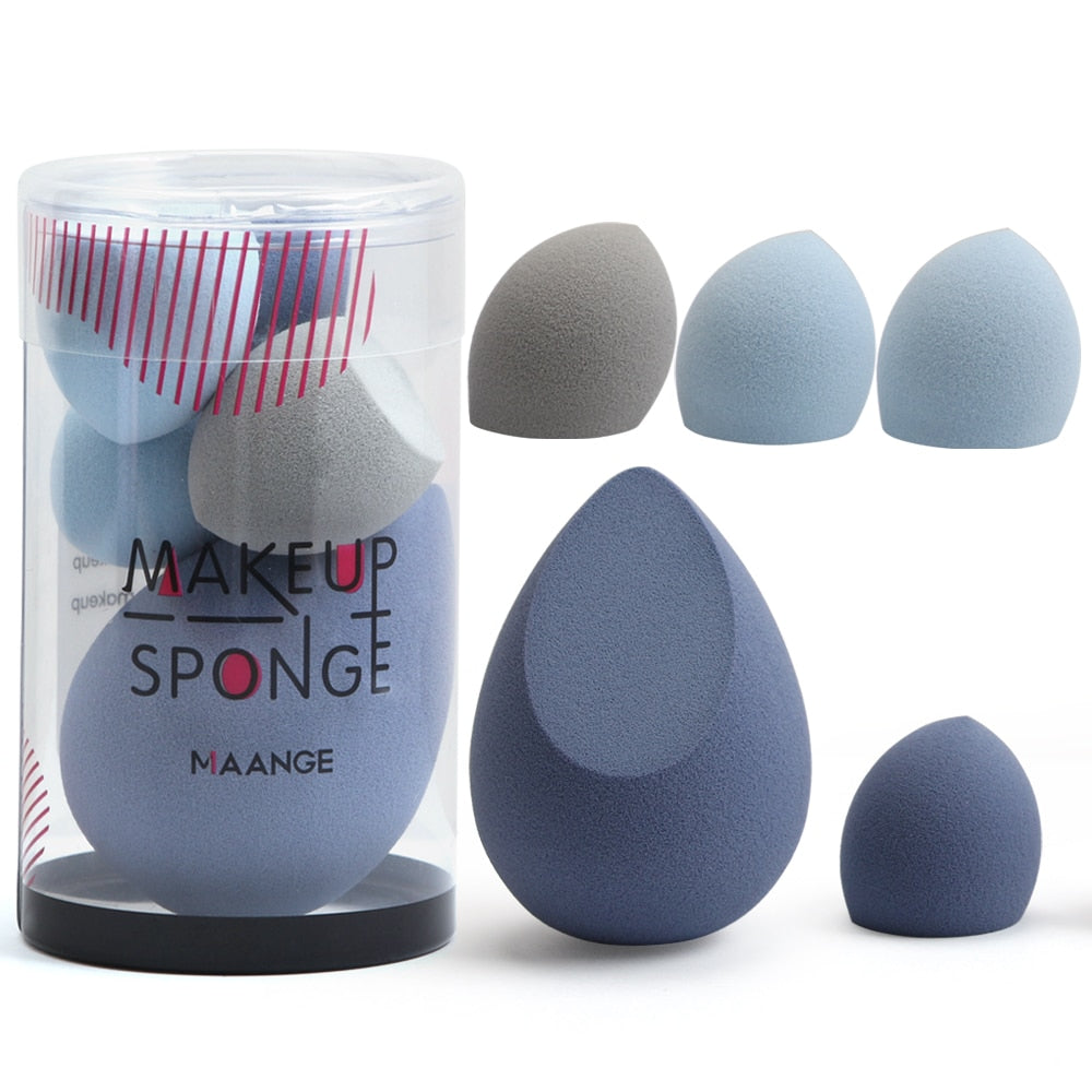 Makeup Sponge Set — Flawless Blending in 5 Sizes, 3 Colors