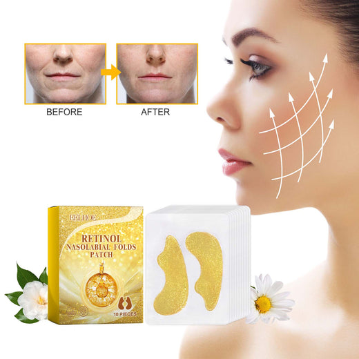 Retinol Nasolabial Fold Patches - Smooths Smile Lines