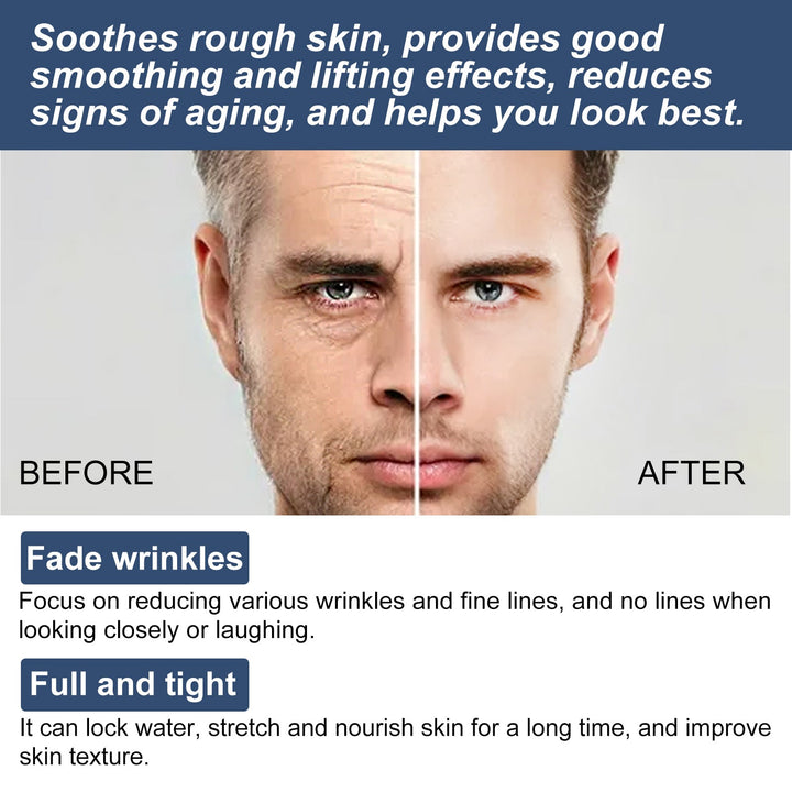 Men's Face Cream for Wrinkles, Dark Circles & Dry Skin