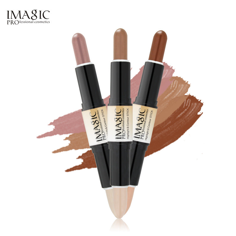 Double-Ended Contour Stick Highlighter Pen for Face