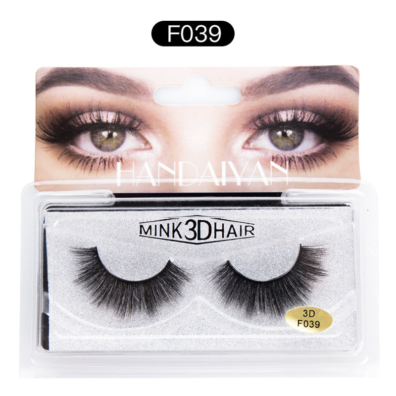 3D False Eyelashes for Dramatic, Curled Eye Volume