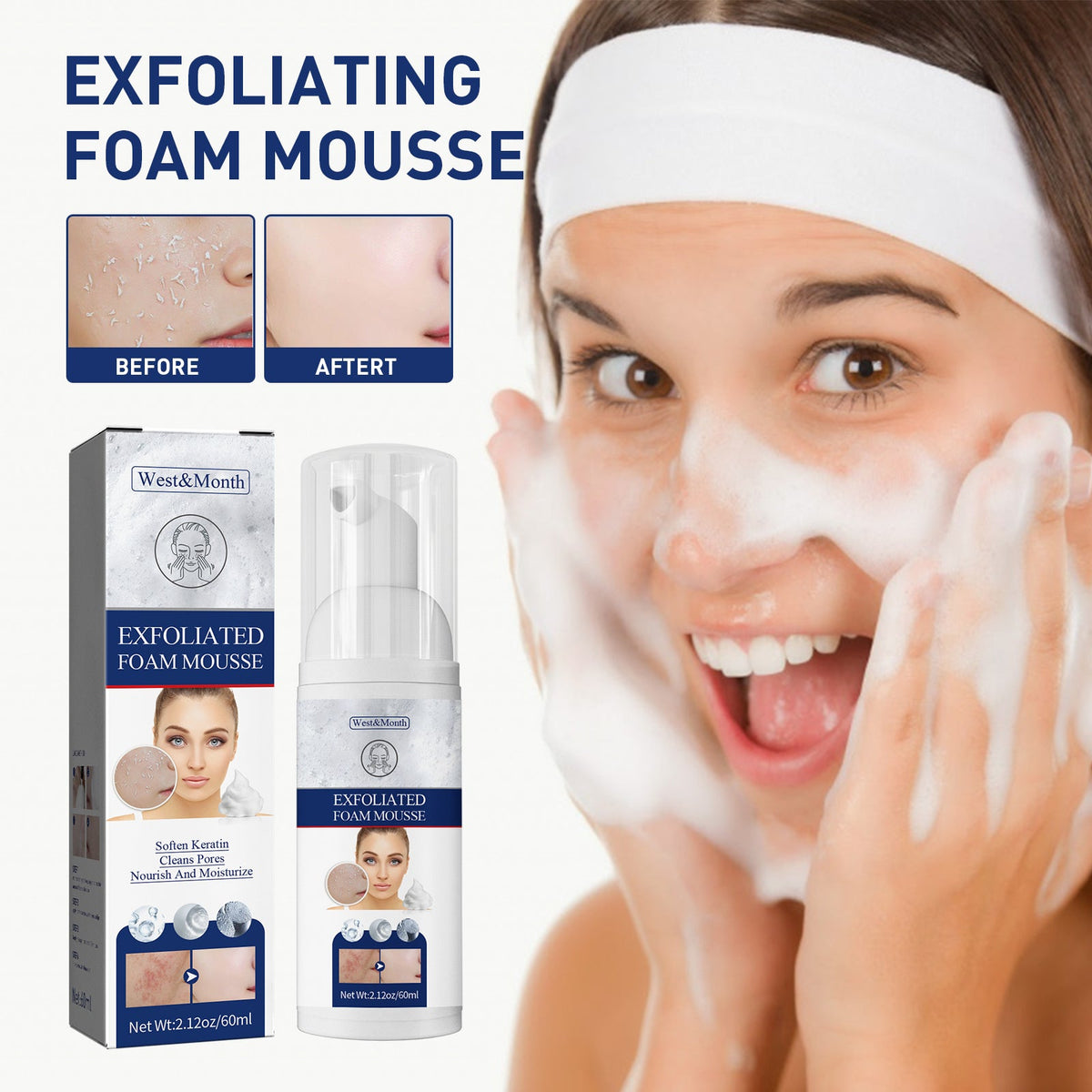 Exfoliating Mousse Cleanser for Pores & Blackheads