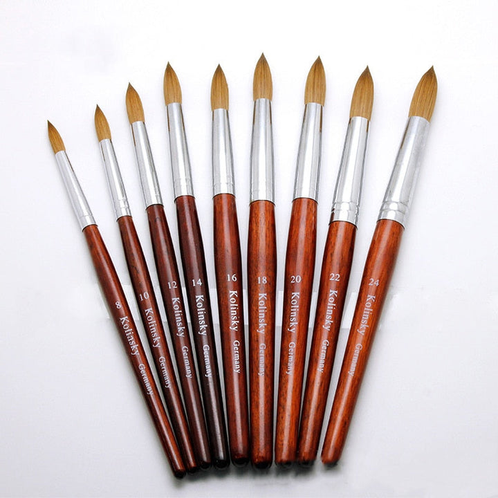 Kolinsky Acrylic Nail Brush — Superior Precision for Gel