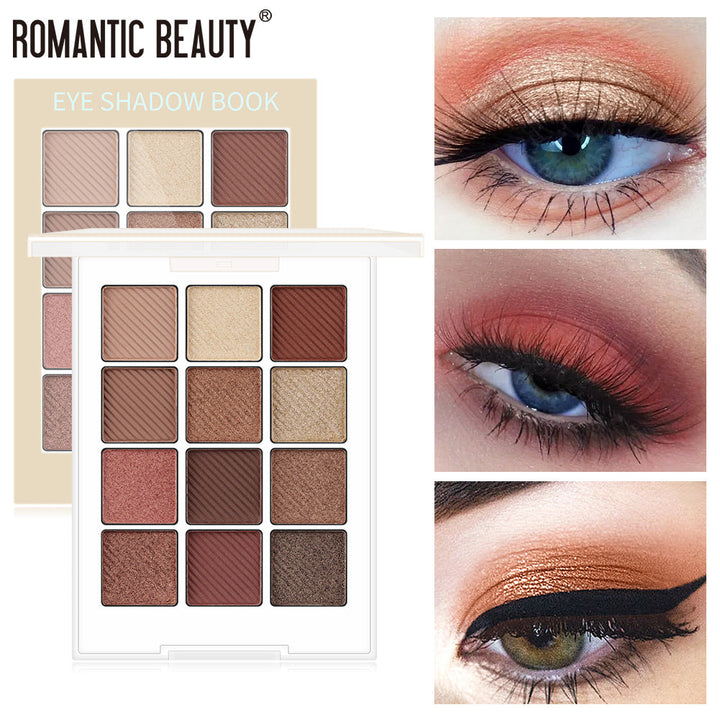 12-Color Eyeshadow Palette for Versatile Eye Looks