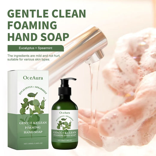 Foaming Hand Soap with Eucalyptus & Spearmint, Gentle Formula