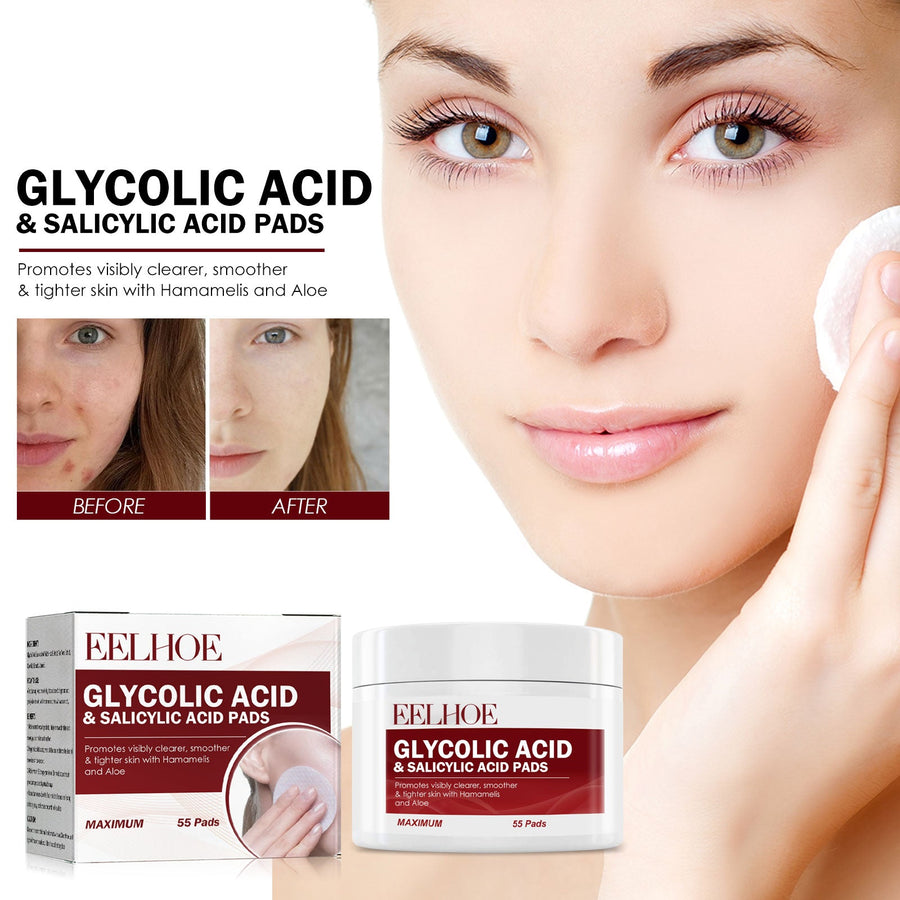 Glycolic Salicylic Pads for Clear, Smooth Skin