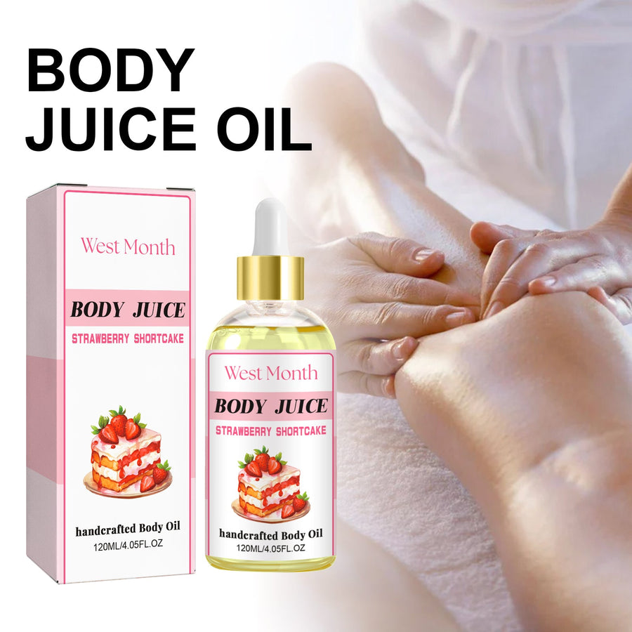 Body Oil for Dry Skin Firming Moisture Strawberry Scent