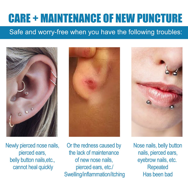 Piercing Aftercare Drops for Gentle Healing Support
