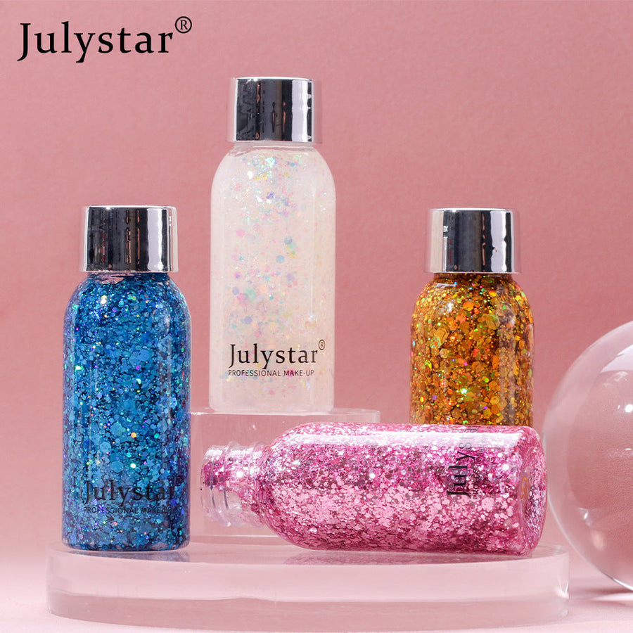 Cosmetic Glitter Makeup for Dazzling Stage Sparkle