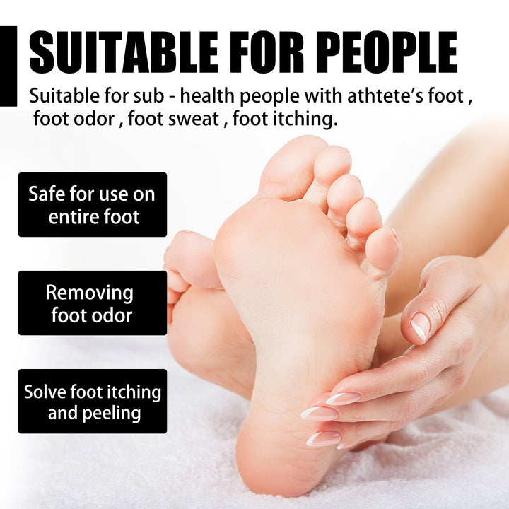 Foot Deodorant Cream for Odor, Itch & Peeling Relief
