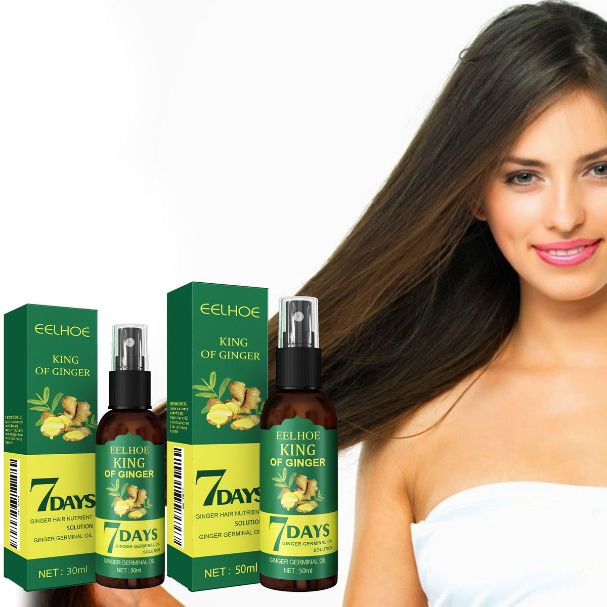 Ginger Hair Spray for Stronger, Fuller-Looking Hair