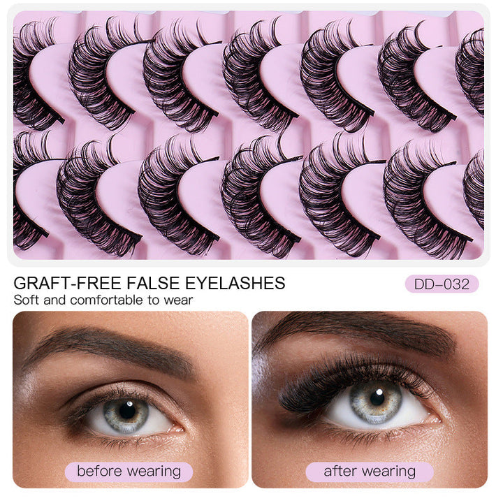 False Eyelashes: 10-Pair Dramatic Multi-Style Set