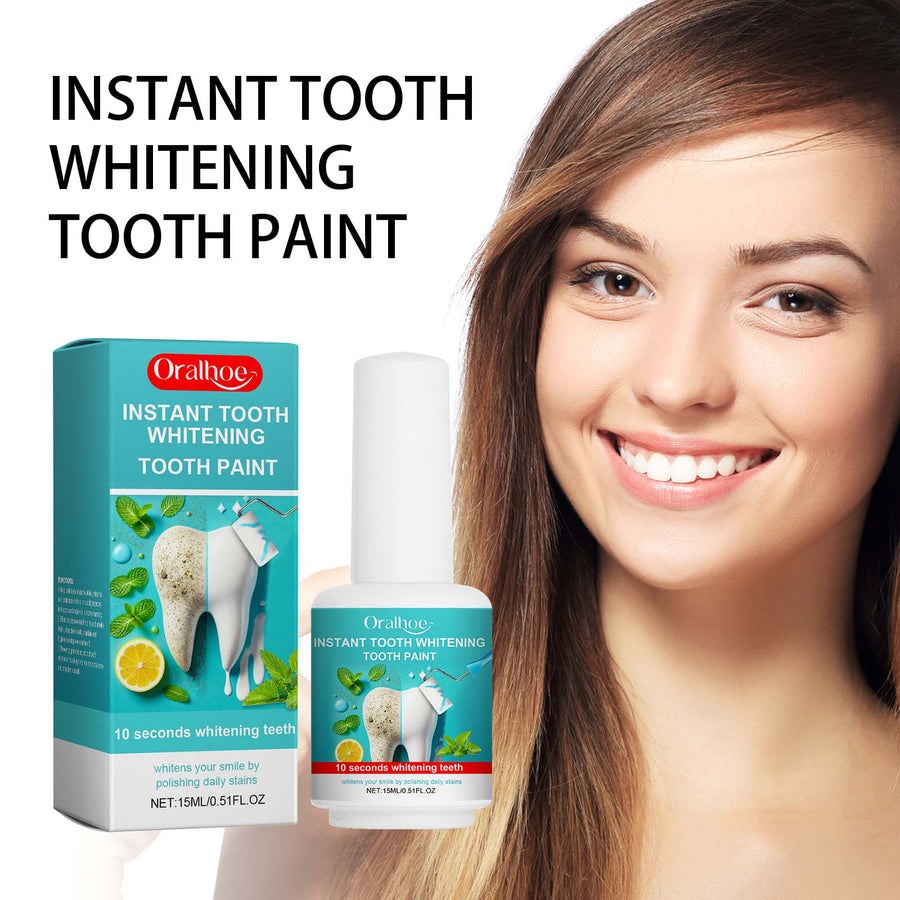 Instant Whitening Tooth Paint — Whiter Smile in 10 Seconds