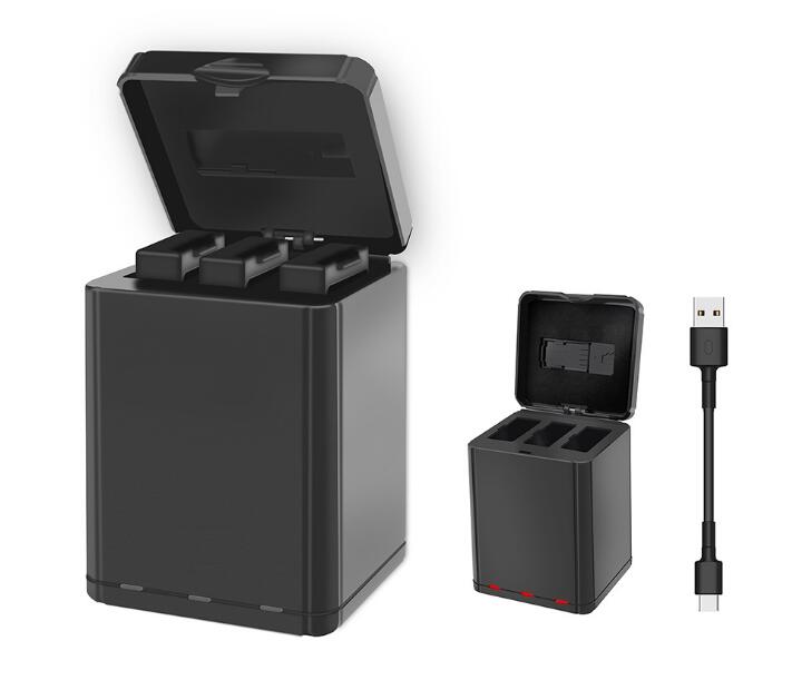 GoPro Hero 7/6/5 Triple Battery Charger + Battery