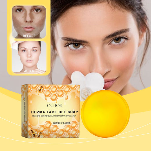 Bee Soap Bar for Exfoliation & Skin Renewal