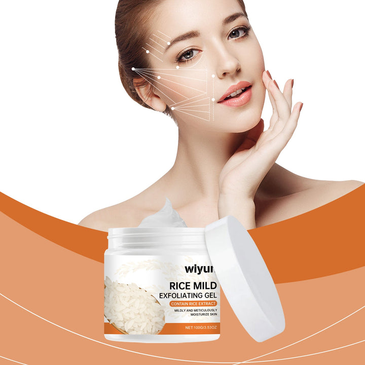 Rice Exfoliating Gel for Sensitive Skin Face & Body
