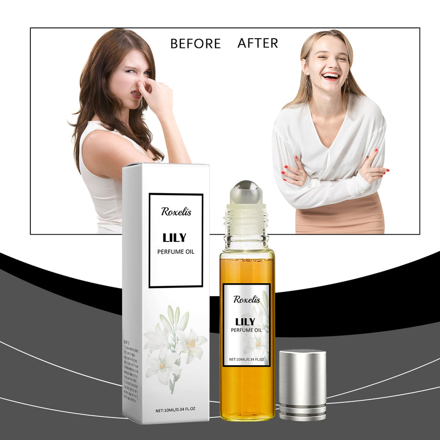 Lily Perfume Oil Roll-On for Fresh, Portable Everyday Scent