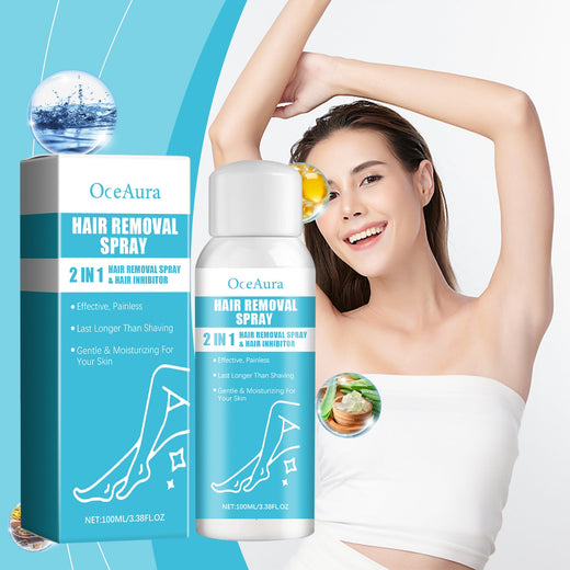 Hair Removal Spray with Built-In Hair Inhibitor, 100mL