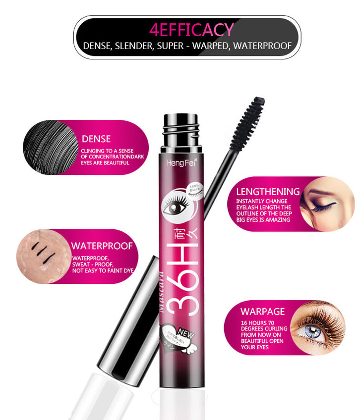 4D Curling Waterproof Mascara for Fuller, Longer Lashes
