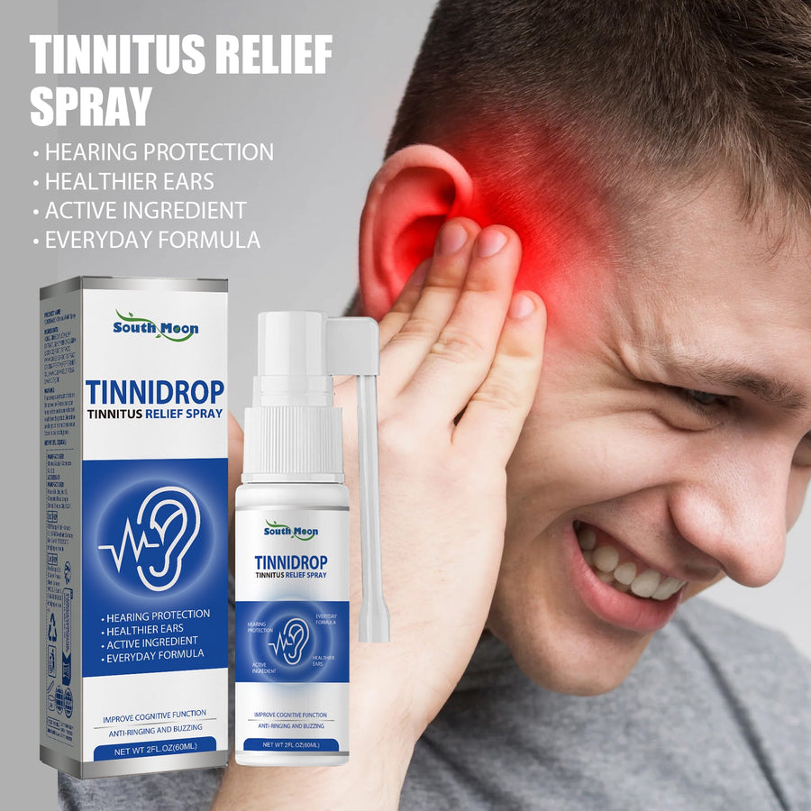 Tinnitus Relief Ear Spray — Reduces Ringing & Buzzing