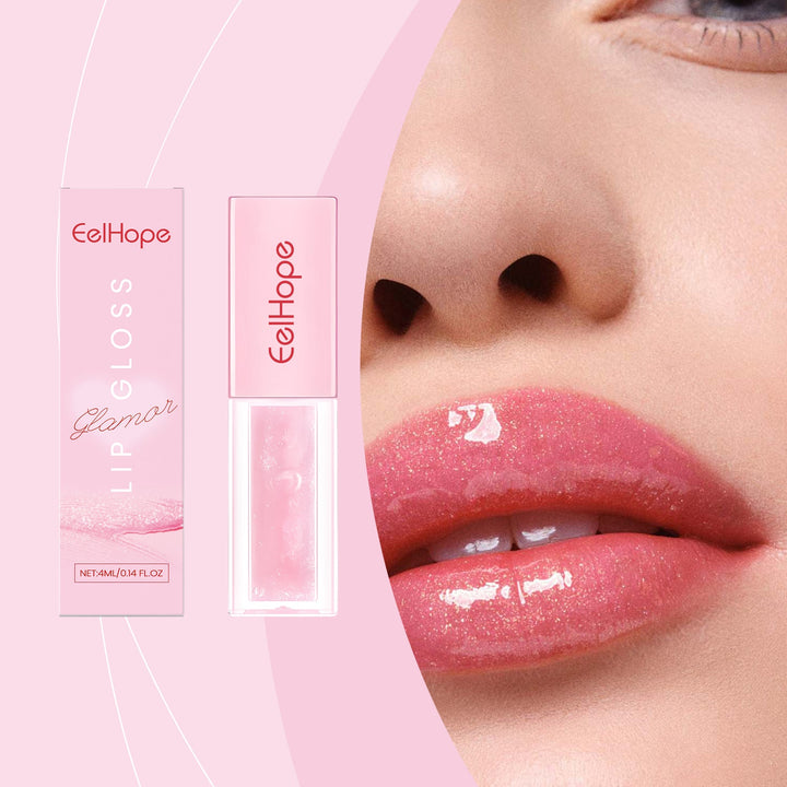 Pheromone Lip Gloss for Sheer Rosy Tint and Juicy Shine