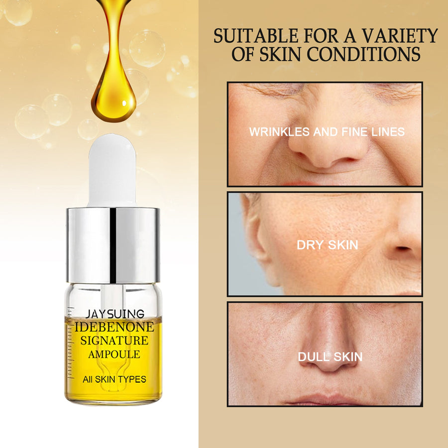 Idebenone Face Serum for Wrinkles, Dry & Dull Skin