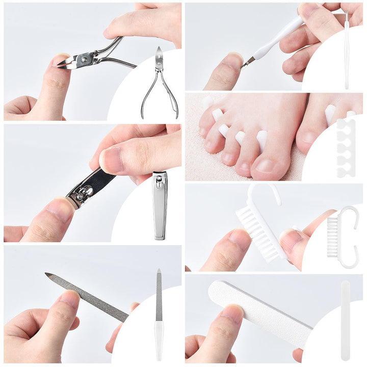 Foot Callus Remover Kit - 22 Piece Professional Pedicure Tools