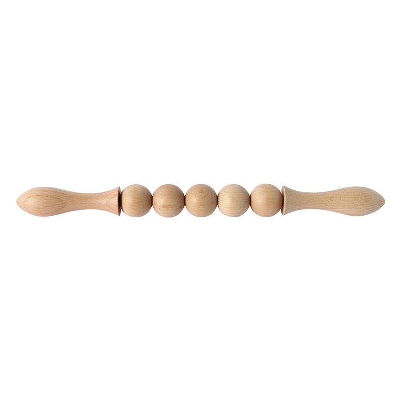 Lymphatic Massage Roller — Beech Wood Tool for Cellulite