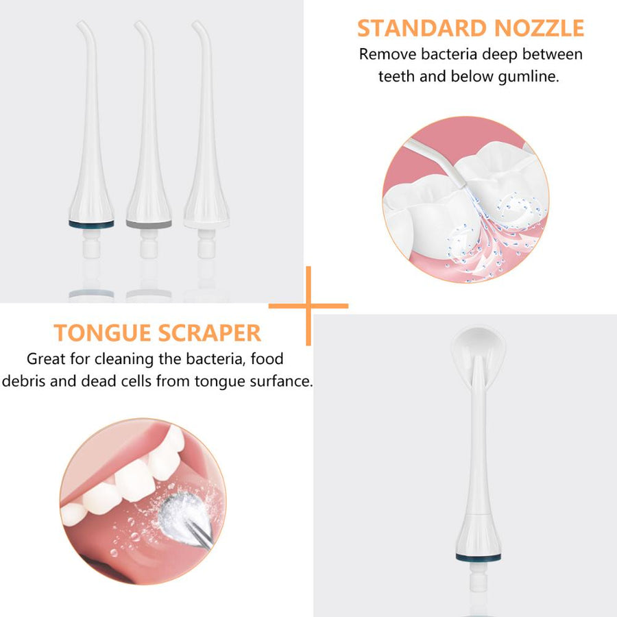 Oral Irrigator Water Flosser – 3 Modes, IPX7, USB Rechargeable