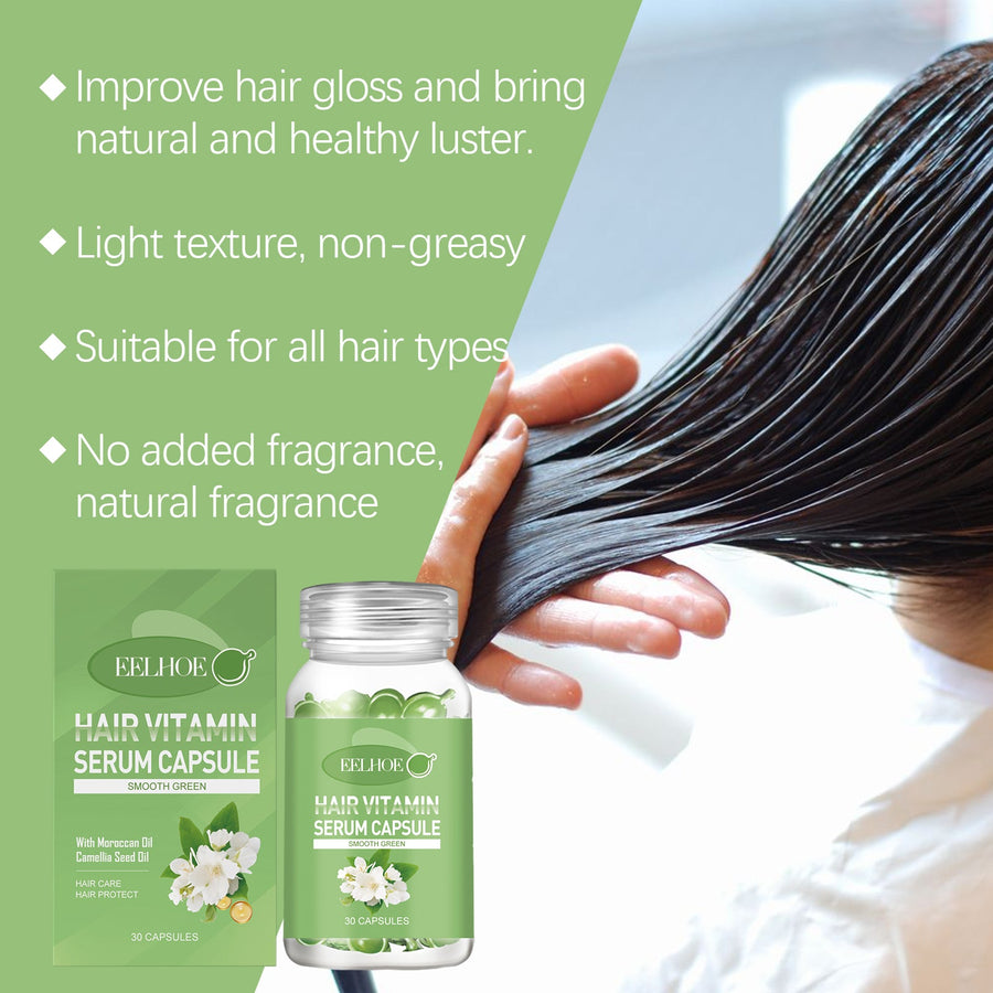 Hair Serum Capsules for Smooth, Glossy, Nourished Hair
