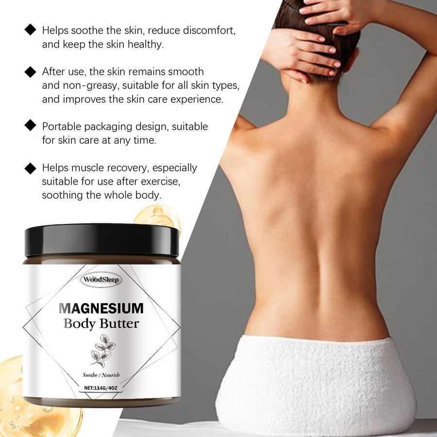 Magnesium Body Butter — Post-Workout Muscle Recovery Cream