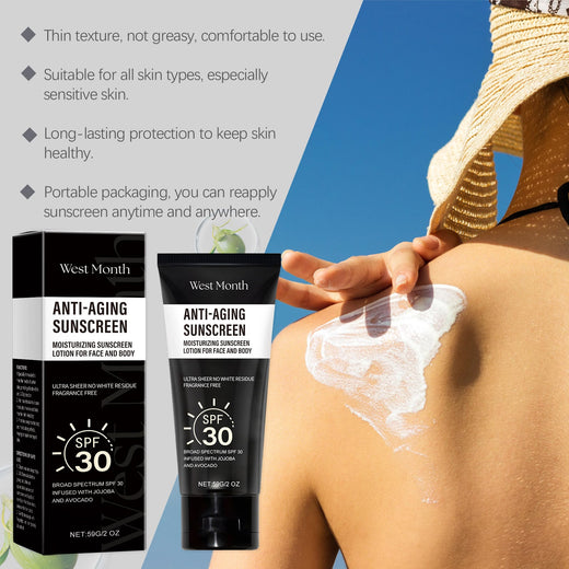 West&Month SPF 30 Sunscreen No White Cast Formula