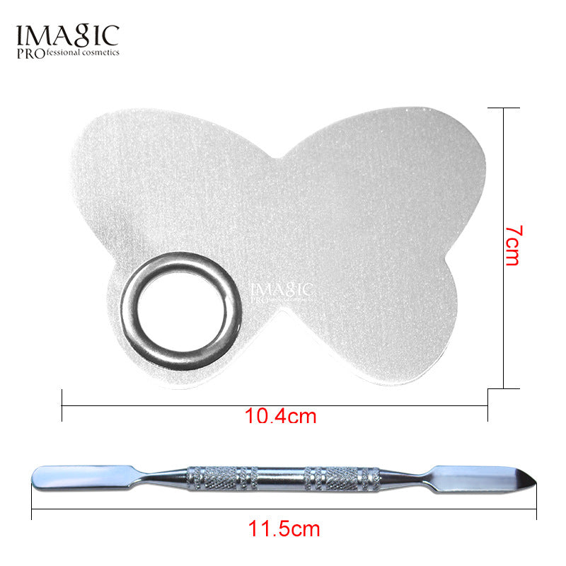 Stainless Steel Makeup Palette for Clean Color Mixing