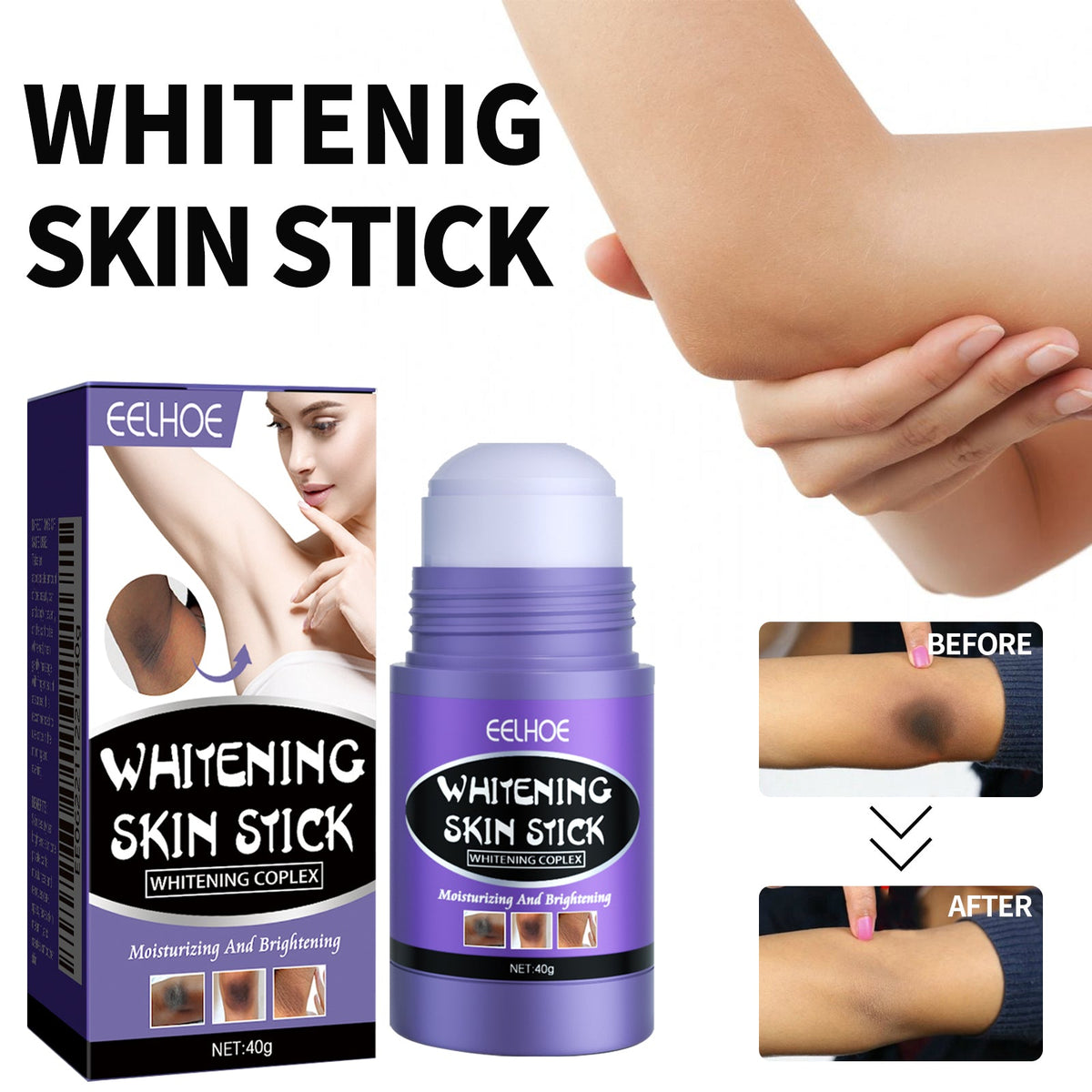 Brightening Stick For Dark Spots On Underarms & Body