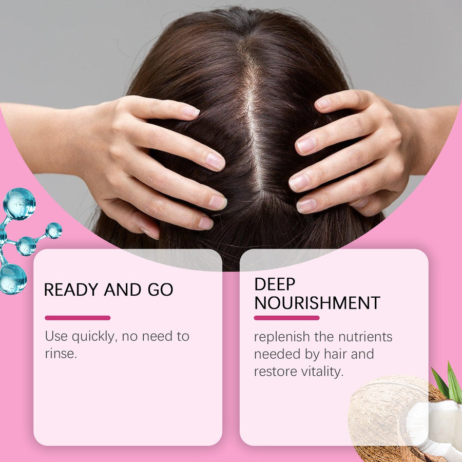 Leave-In Hair Serum for Smooth, Shiny, Frizz-Free Hair
