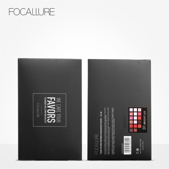 18-Color Eyeshadow Palette for Matte & Shimmer Looks