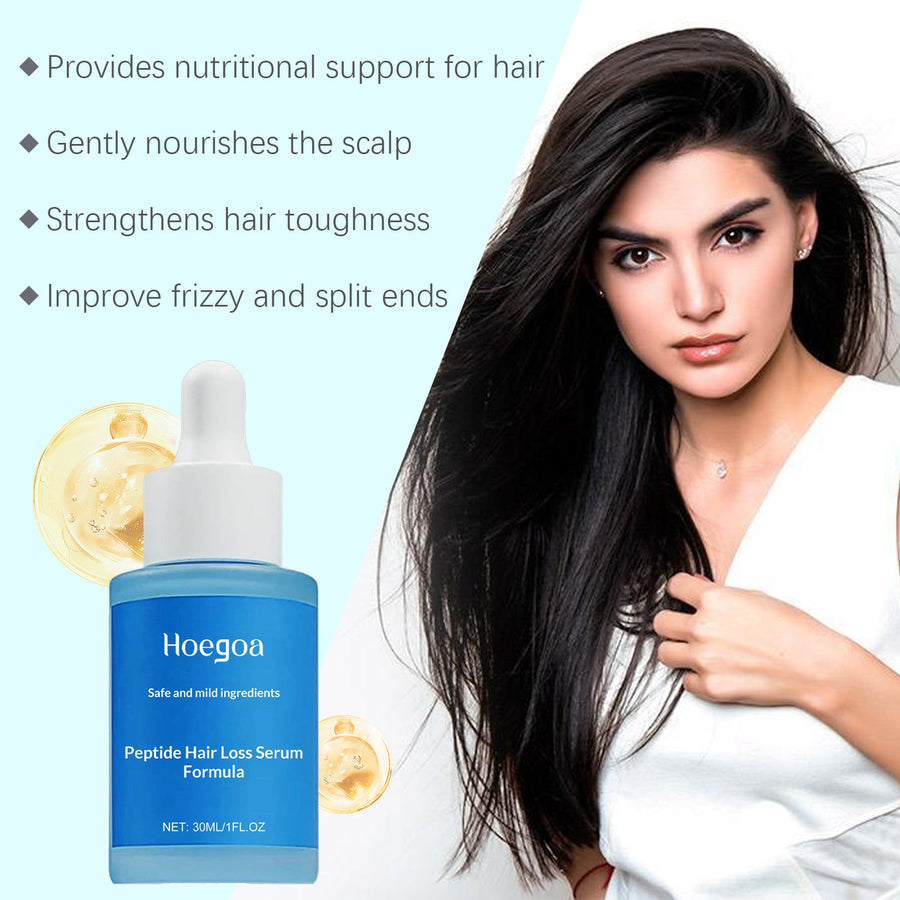 Peptide Hair Serum for Smoother, Shinier-Looking Hair