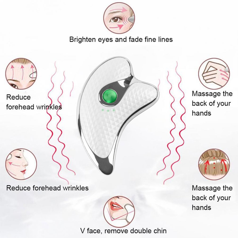 Micro-Current Heating Facial Massager — Lifts, Tones & Sculpts