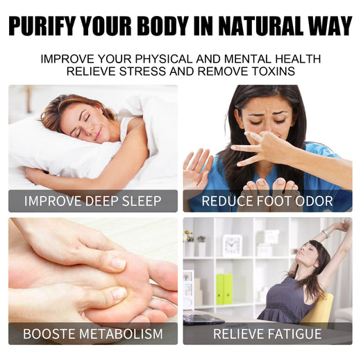 Bamboo Vinegar Foot Patches for Overnight Comfort