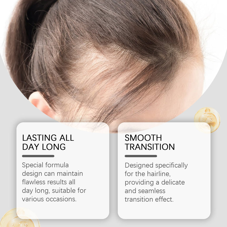 Hair Volumizing Powder for Sparse Hairline Gap Coverage