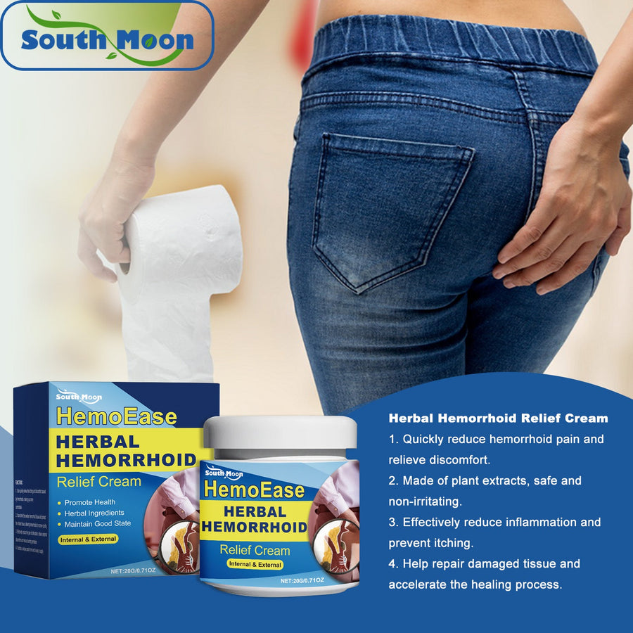 Herbal Hemorrhoid Relief Cream — Fast Pain & Itch Relief