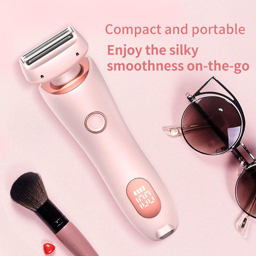 Women's Electric Hair Removal Device for Wet-Dry Use