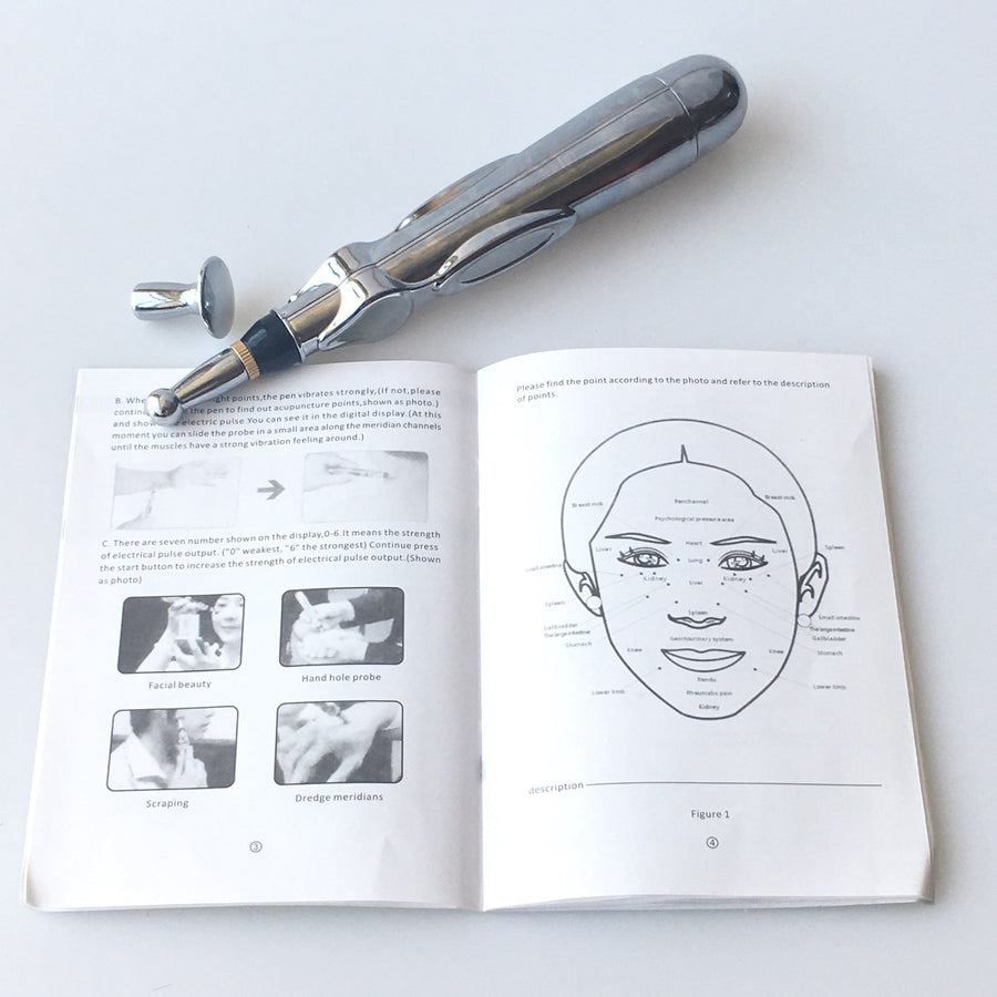 Electric Meridian Massage Pen for Targeted Facial Care