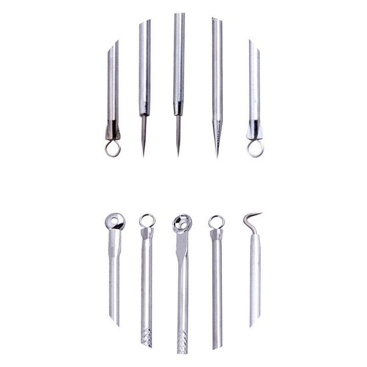 Blackhead Extraction Kit — 5 Pc Stainless Steel Tools