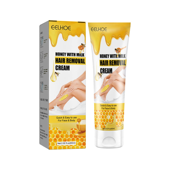Honey Milk Hair Removal Cream - Gentle Body Smoothing