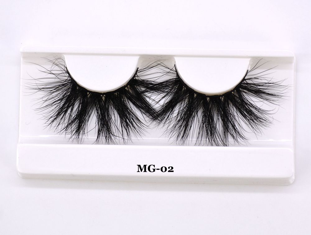 25mm 3D Mink False Eyelashes for Dramatic Volume