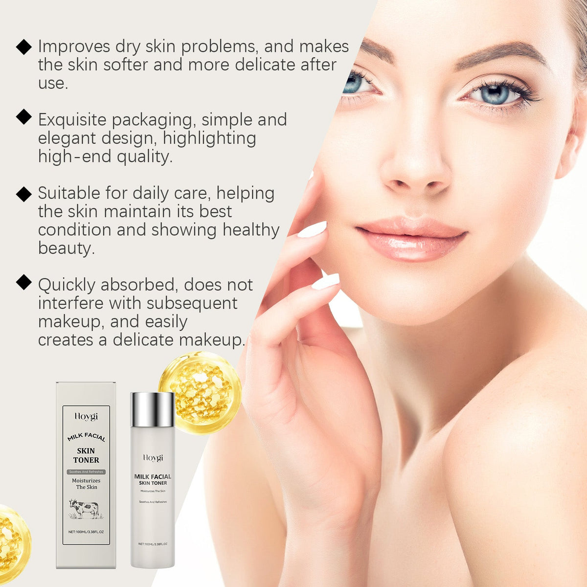 Milk Moisturizing Toner — Deep Hydration for Dry Skin