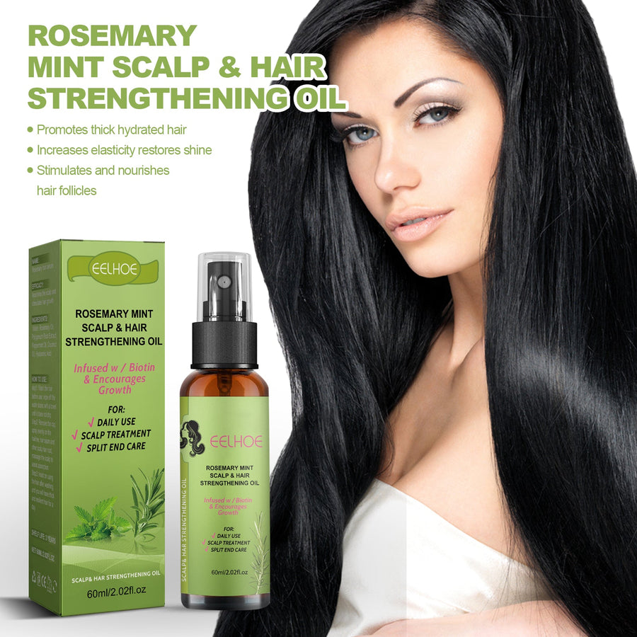 Rosemary Hair Oil Spray for Hydrated Roots and Shine