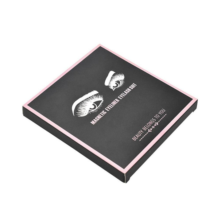 Magnetic False Eyelashes Set for Easy Glue-Free Glam